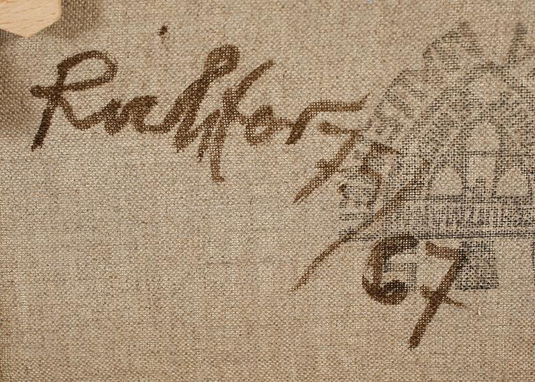 HEINRICH RICHTER, oil on canvas, signed à tergo.