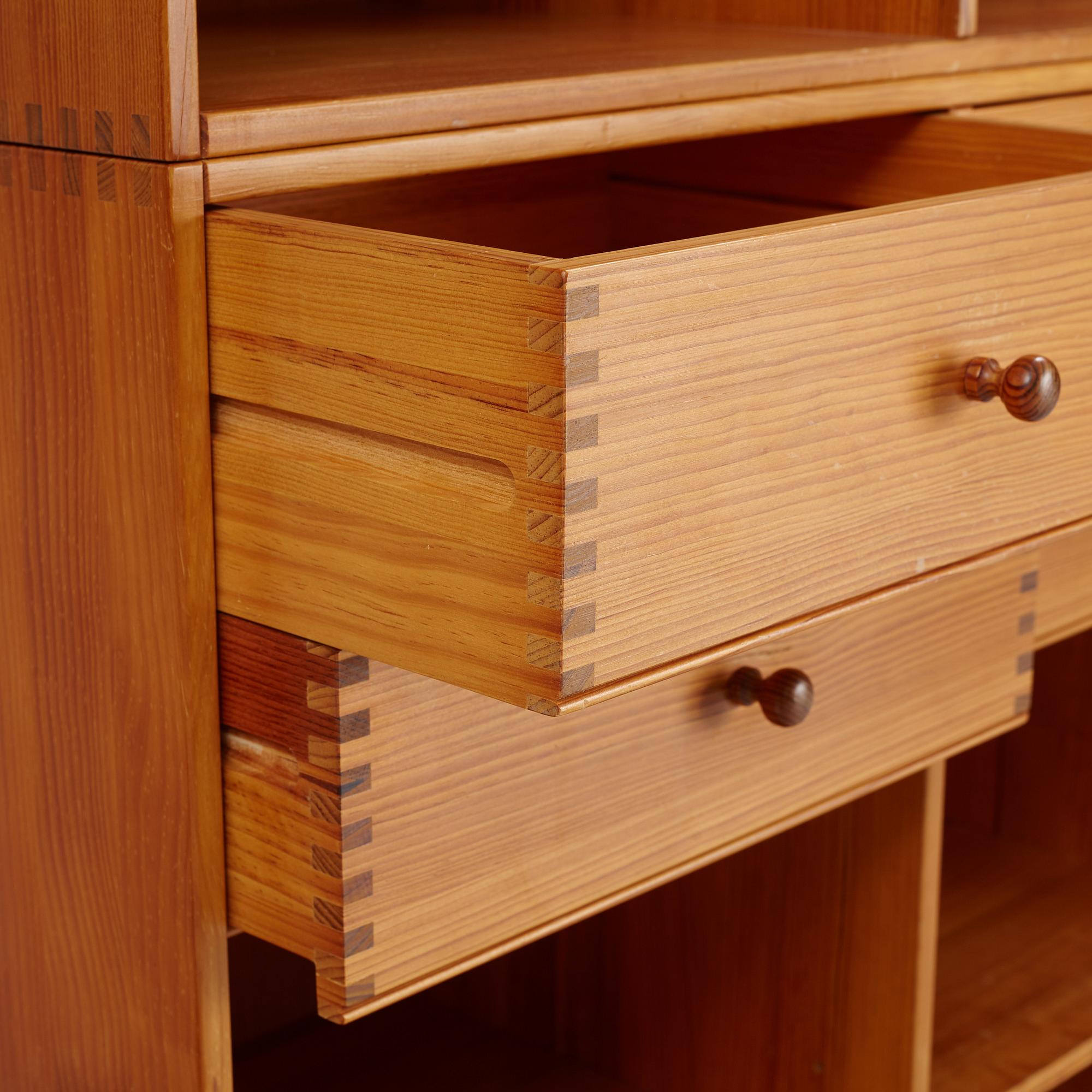 Andreas Hansen, a set of four bookcase modules from Hadsten Træindustri, Denmark.