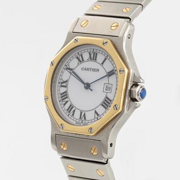 Cartier, Santos Ronde Octagon, wristwatch, 29 mm.