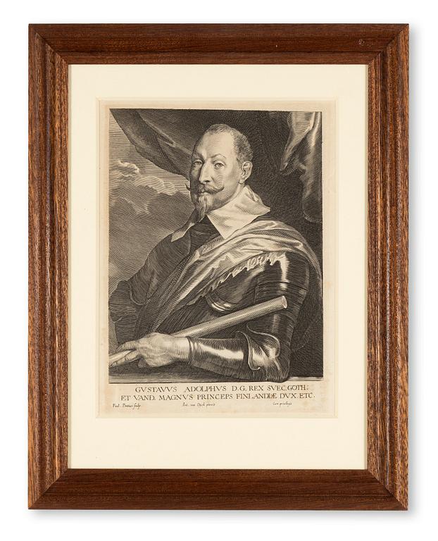 Paulus Pontius, ”Gustaf Adolf” (1594-1632).