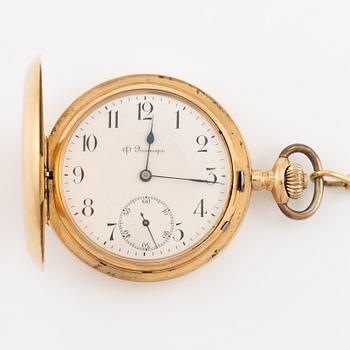 F. Winter, pocket watch, hunter, 54 mm.