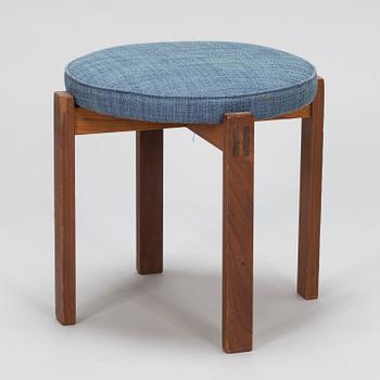 Carl Gustaf Hiort af Ornäs, stool for Hiort Tuote Puunveisto Oy - Wood work Ltd. 1968.