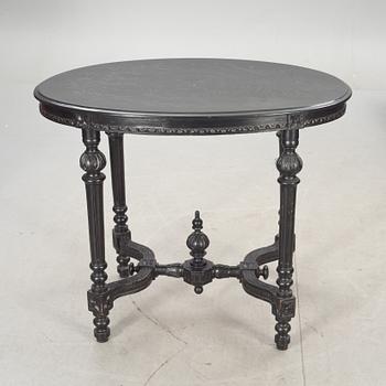 SALONGSMÖBEL, 8 delar, nyrenässans, Finland, 1800/1900-tal.