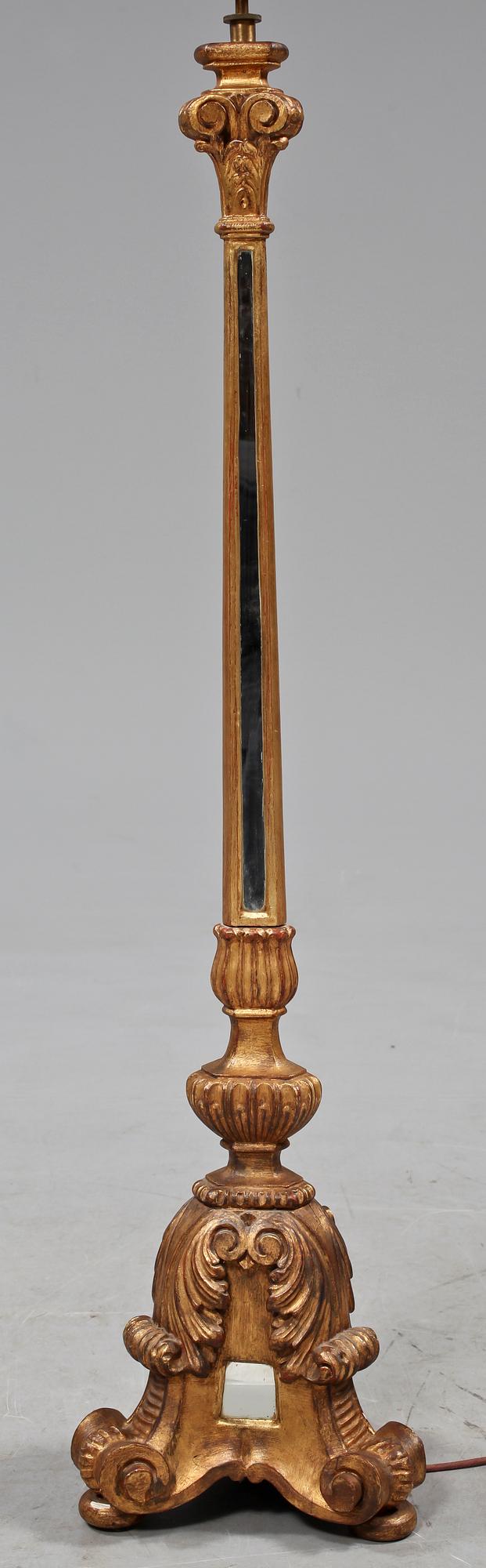 GOLVLAMPA, barockstil, 1900-tal.