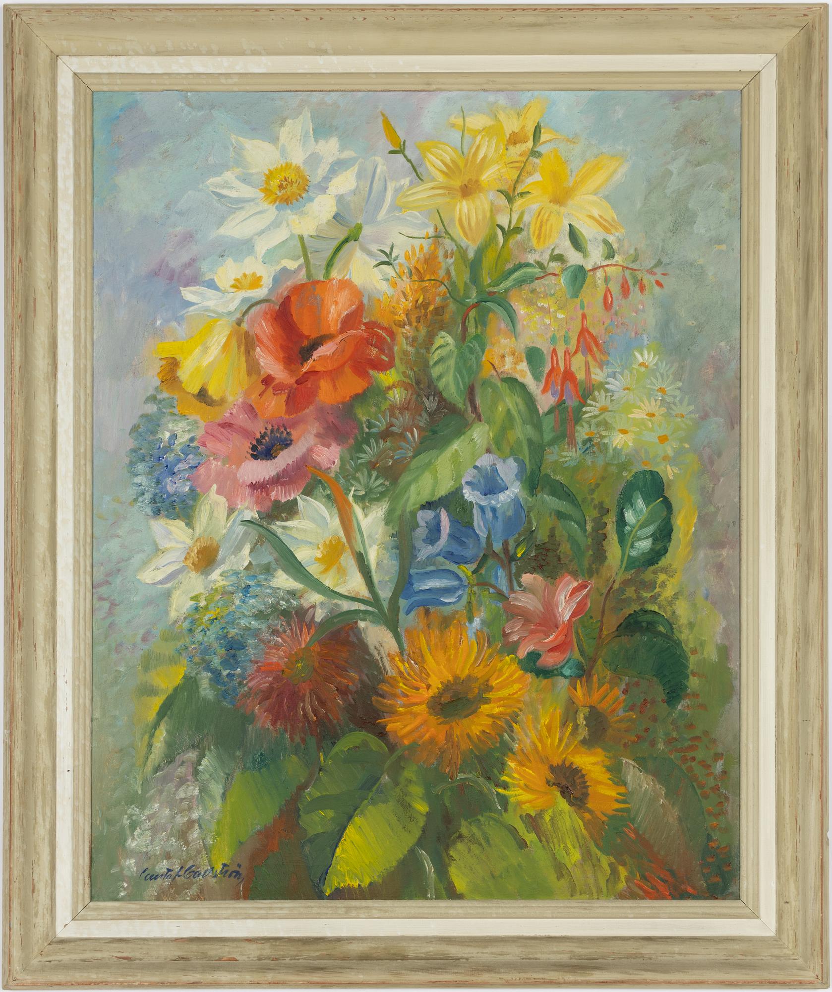 Gustaf Carlström, "Blomsterstilleben".