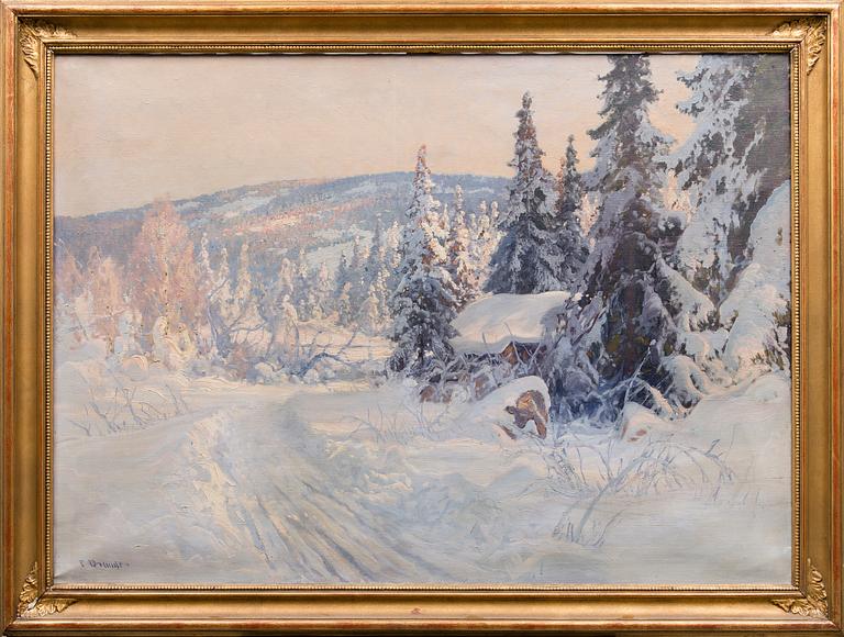 CARL BRANDT, olja på duk, signerad.