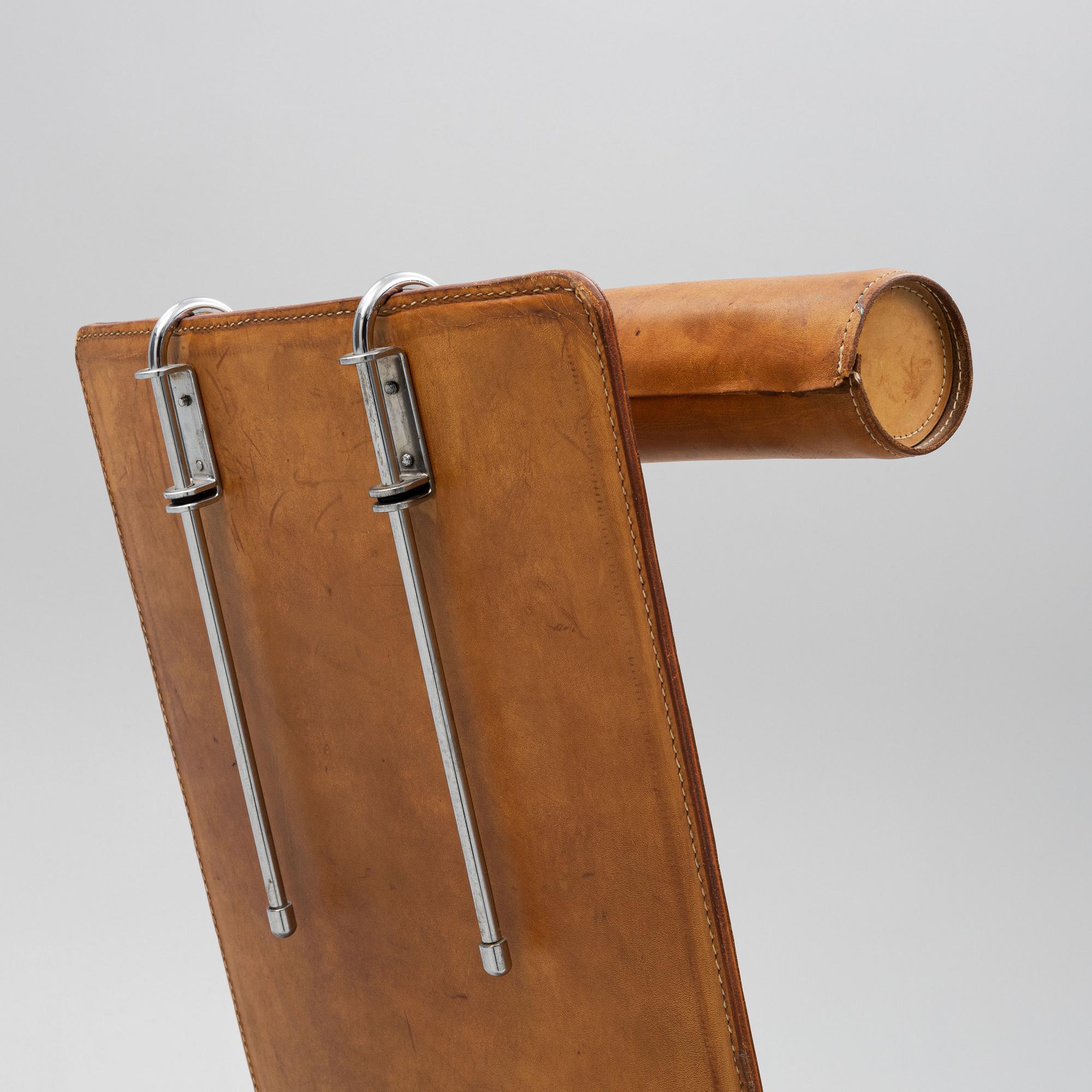 Börge Lindau & Bo Lindekrantz, a chair, "Plankan", Lammhults, later part of the 20th century.