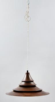 TAKLAMPA, 1900-talets fjärde kvartal. Diam 48.