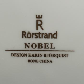 Karin Björquist, servisdelar, 34 st, ur "Nobelservisen", benporslin, Rörstrand.