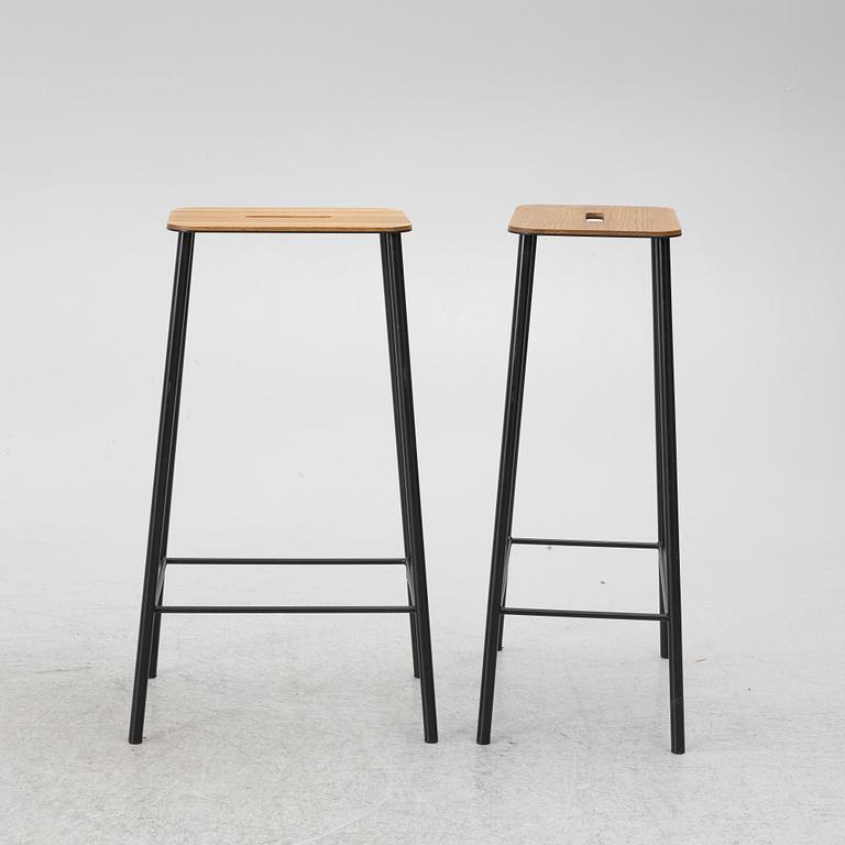 Toke Lauridsen, pallar, 4 st, "Adam Stool", Frama, Danmark.