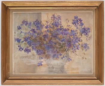 Lotte Laserstein, Purple flowers.