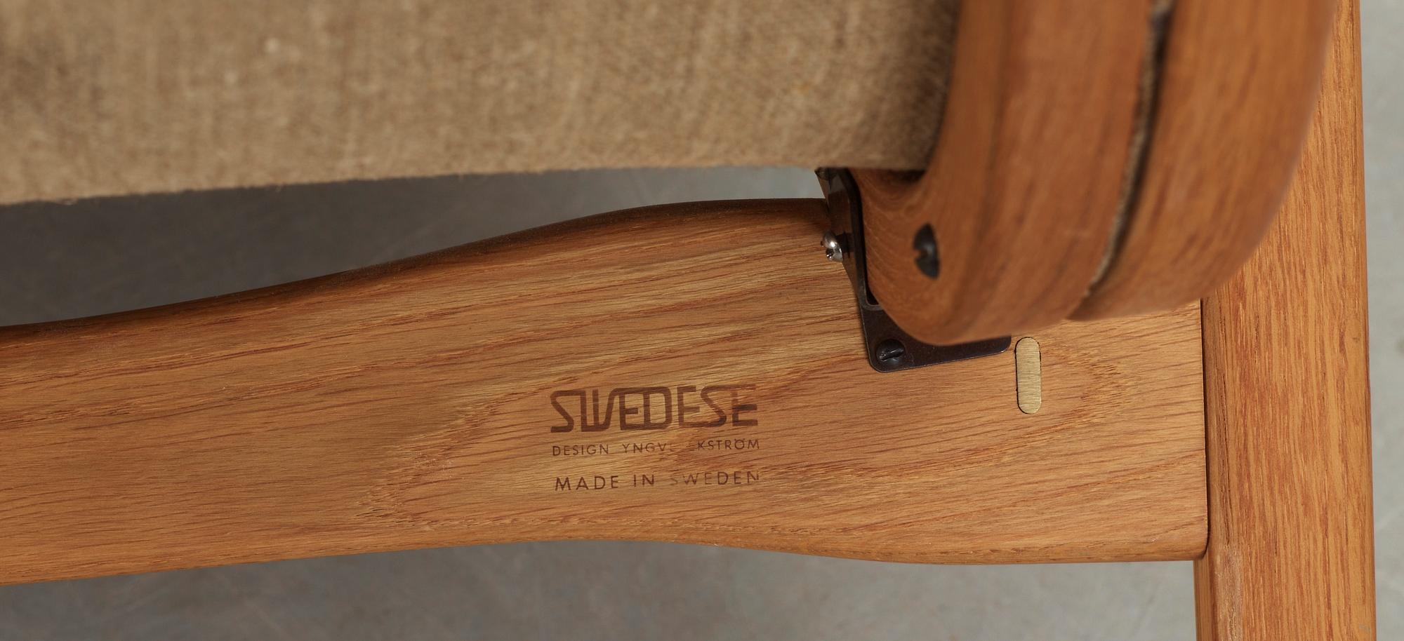 FÅTÖLJ, Yngve Ekström, "Lamino", Swedese.