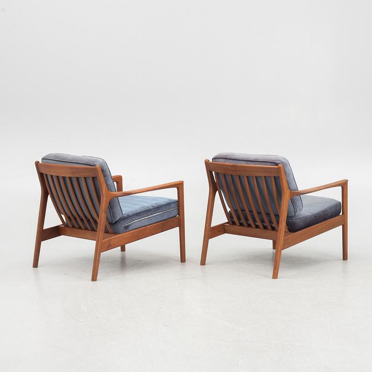 Folke Ohlsson, fåtöljer, ett par, "USA 75", Dux, 1960-tal.