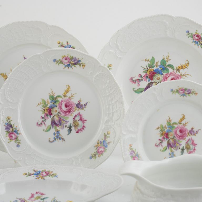 A Rosenthal 'Sanssouci' Dinner Service, (77 pieces).