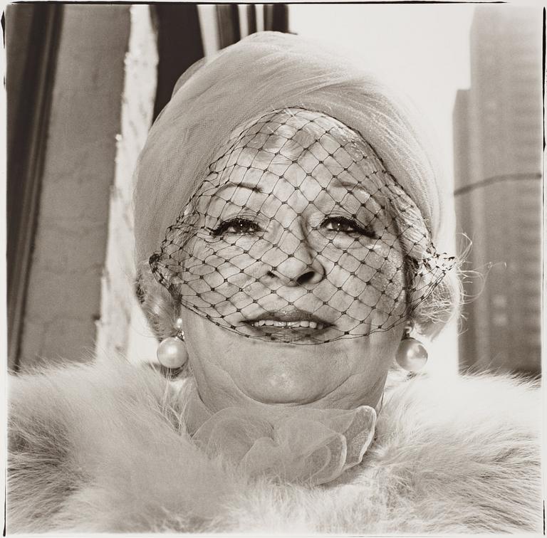 Diane Arbus, "Woman with a Veil on Fifth Avenue, N.Y.C 1968".