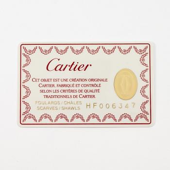 Cartier, a '13 rue de la paix' scarf.