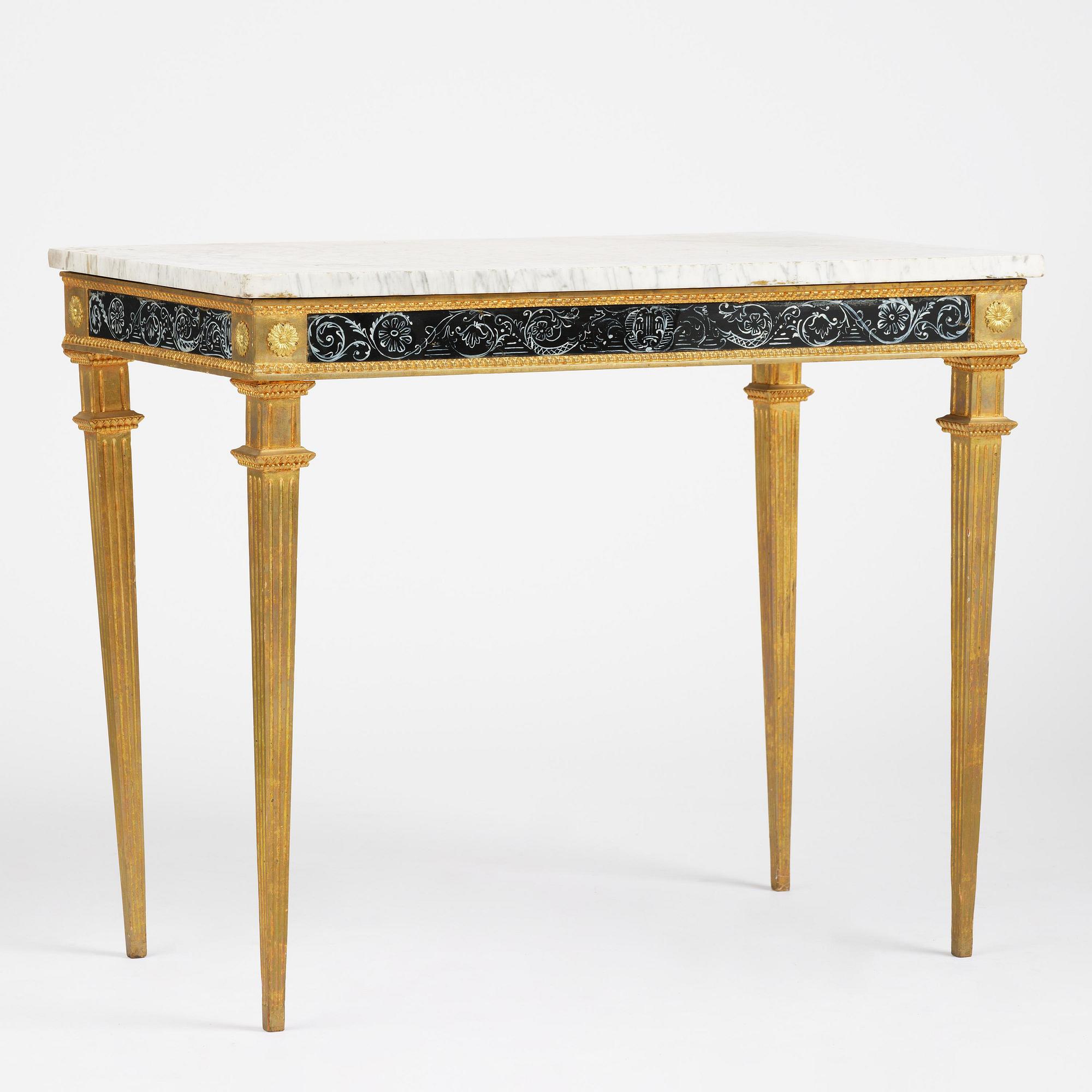 Konsolbord, Stockholmsarbete, omkring år 1800, Sengustavianskt.
