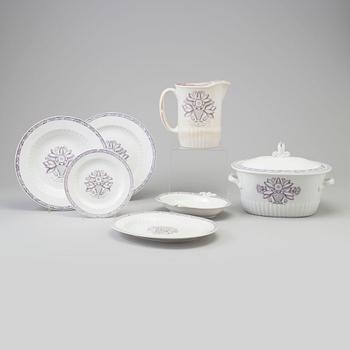 WILHELM KÅGE, service, porcelin, 29 pcs, 'Vas', Gustavsberg, mid 20th century.