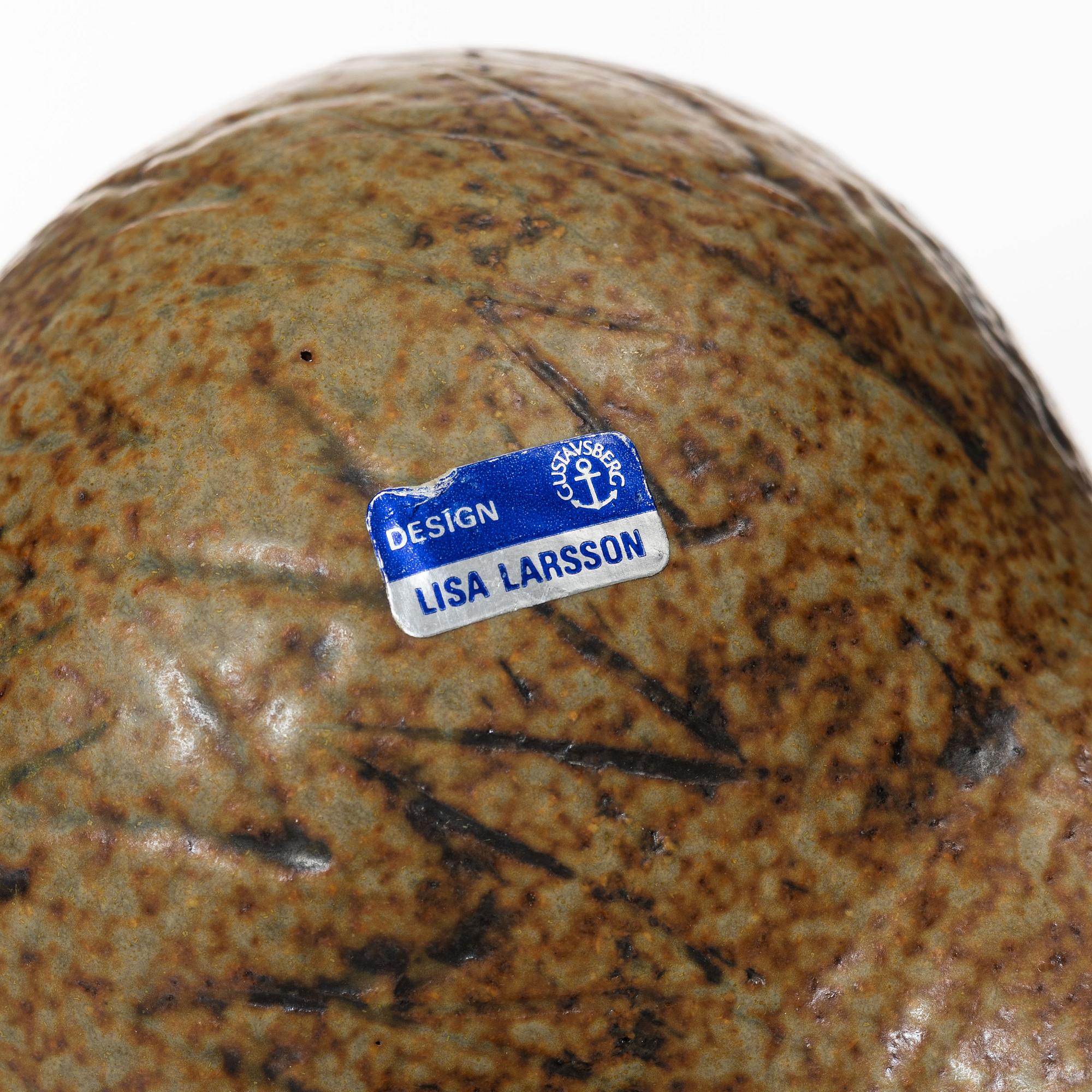 Lisa Larson, figurin, stengods, "Lejon Midi", Gustavsberg.