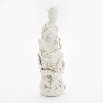 Figurin, blanc de Chine. Kina, 1900-tal.
