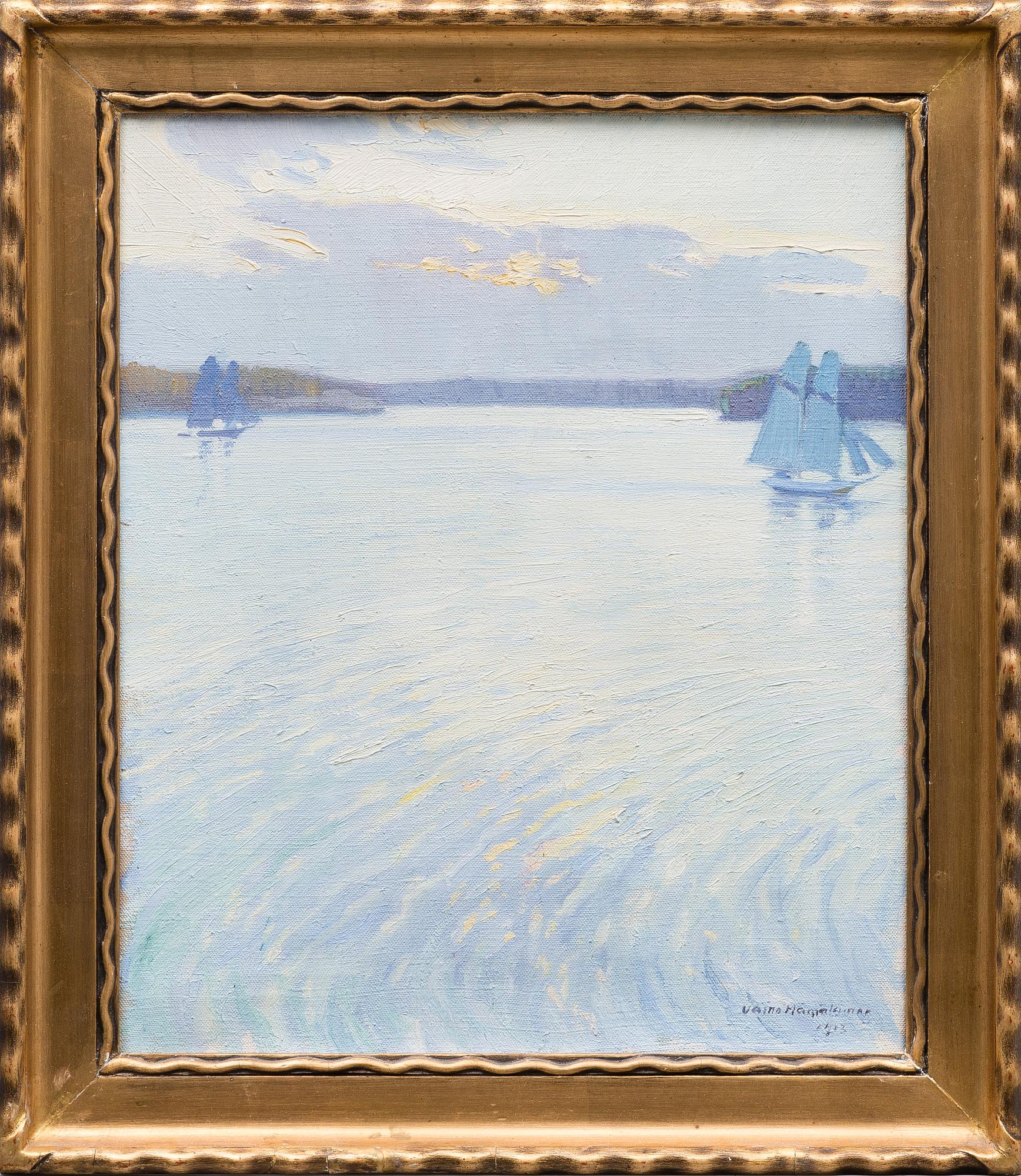 VÄINÖ HÄMÄLÄINEN, oil on canvas, signed and dated 1913.
