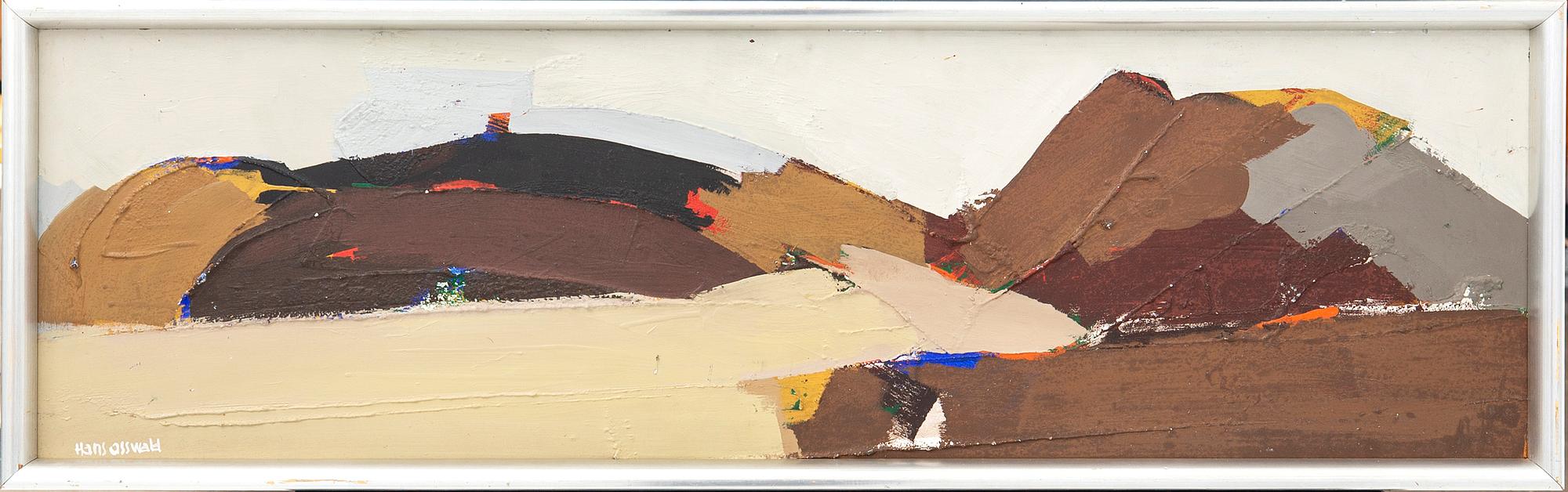 Hans Osswald, oil on canvas, signed.