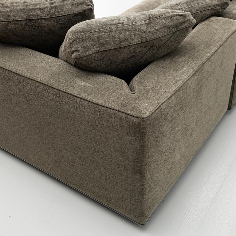 Minotti, soffa, samtida.