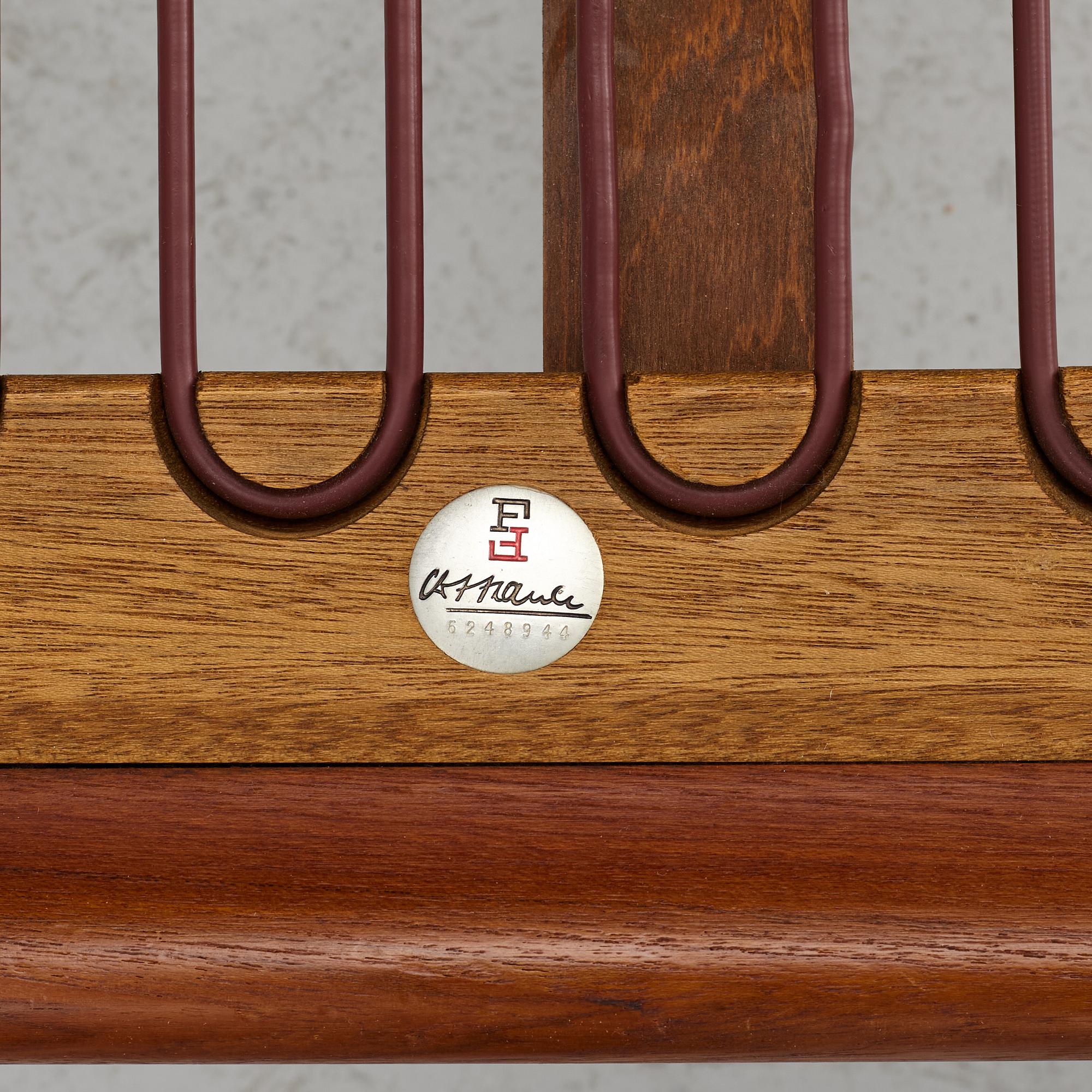 Peter Hvidt & Orla Mølgaard Nielsen, two 'Minerva' sofas and a coffee table, France & Son, Denmark, 1960's.