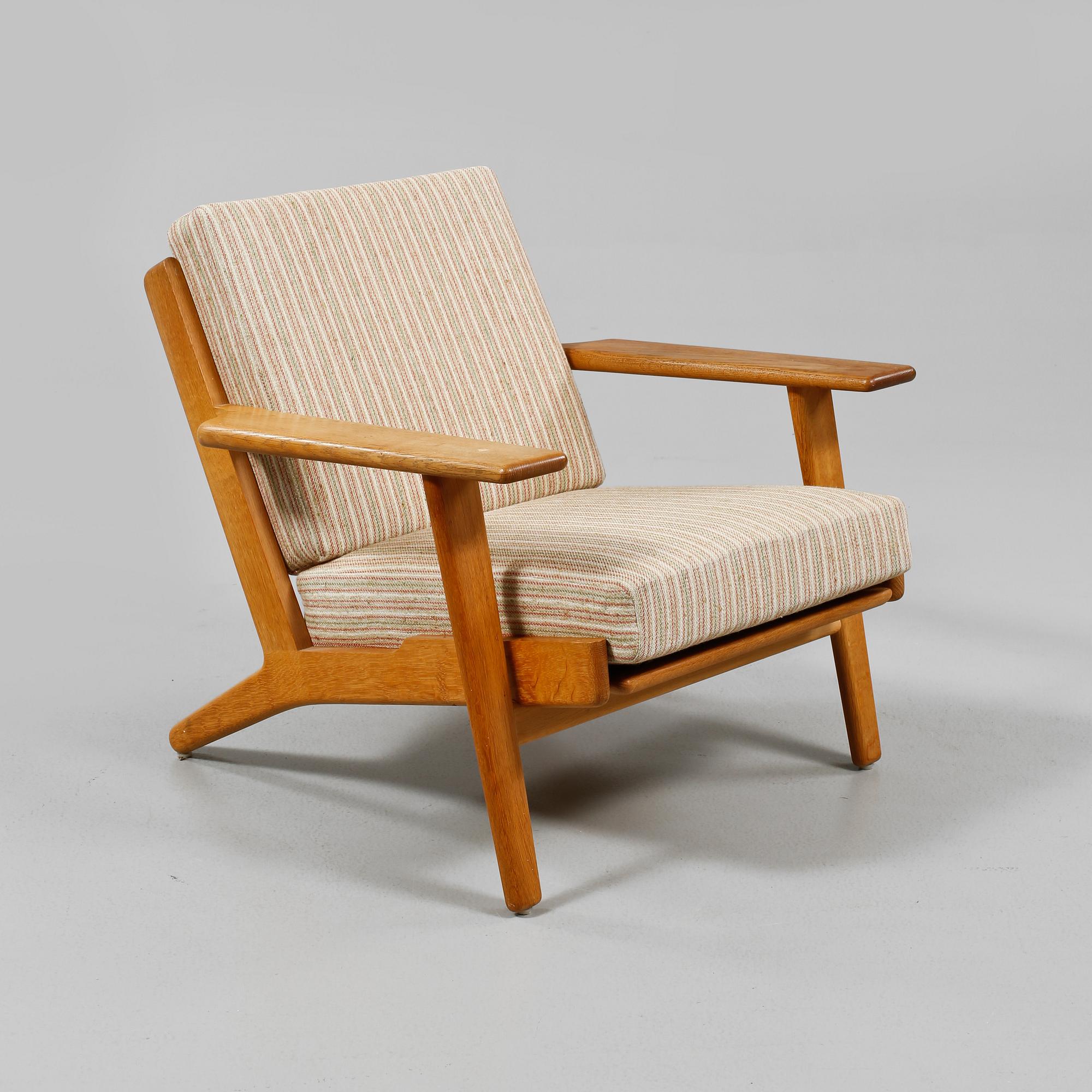 FÅTÖLJ, "GE 290", Hans J Wegner, Getama, Danmark, 1900-talets andra hälft.