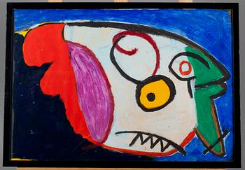 CRIS AF ENEHIELM, olja på papper, signerad.