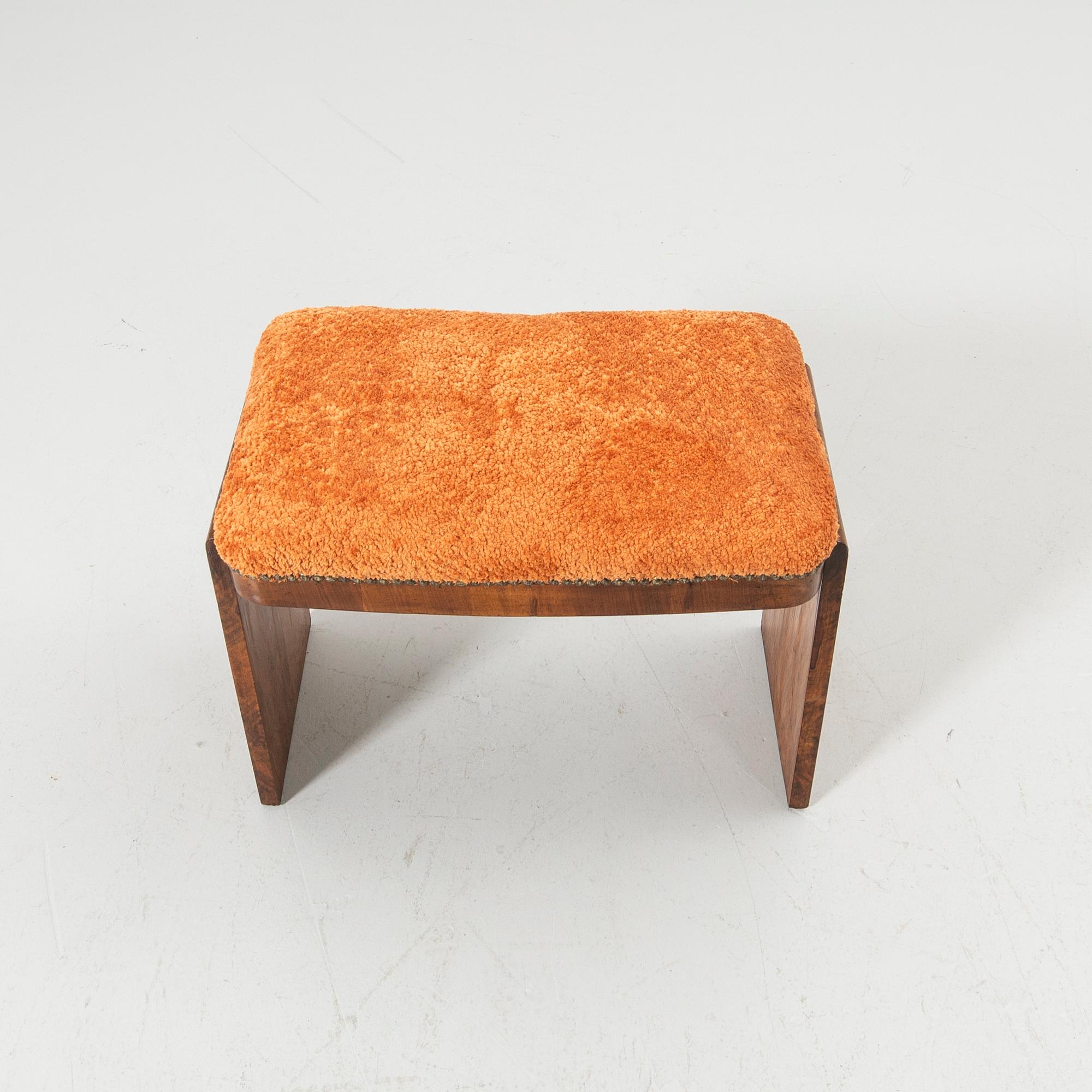 Footstool, Art Deco, first half of the 20th century.