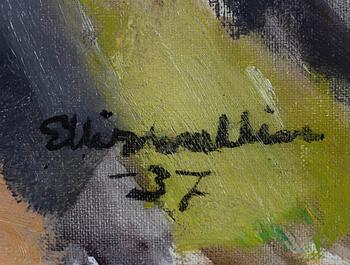 ELLIS WALLIN, olja på duk, signerad och daterad -37.