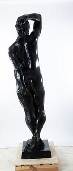 Gudmar Olovson, Statue. Signed. Numbered. Foundry mark. Bronze, height 210 cm, length 56 cm.