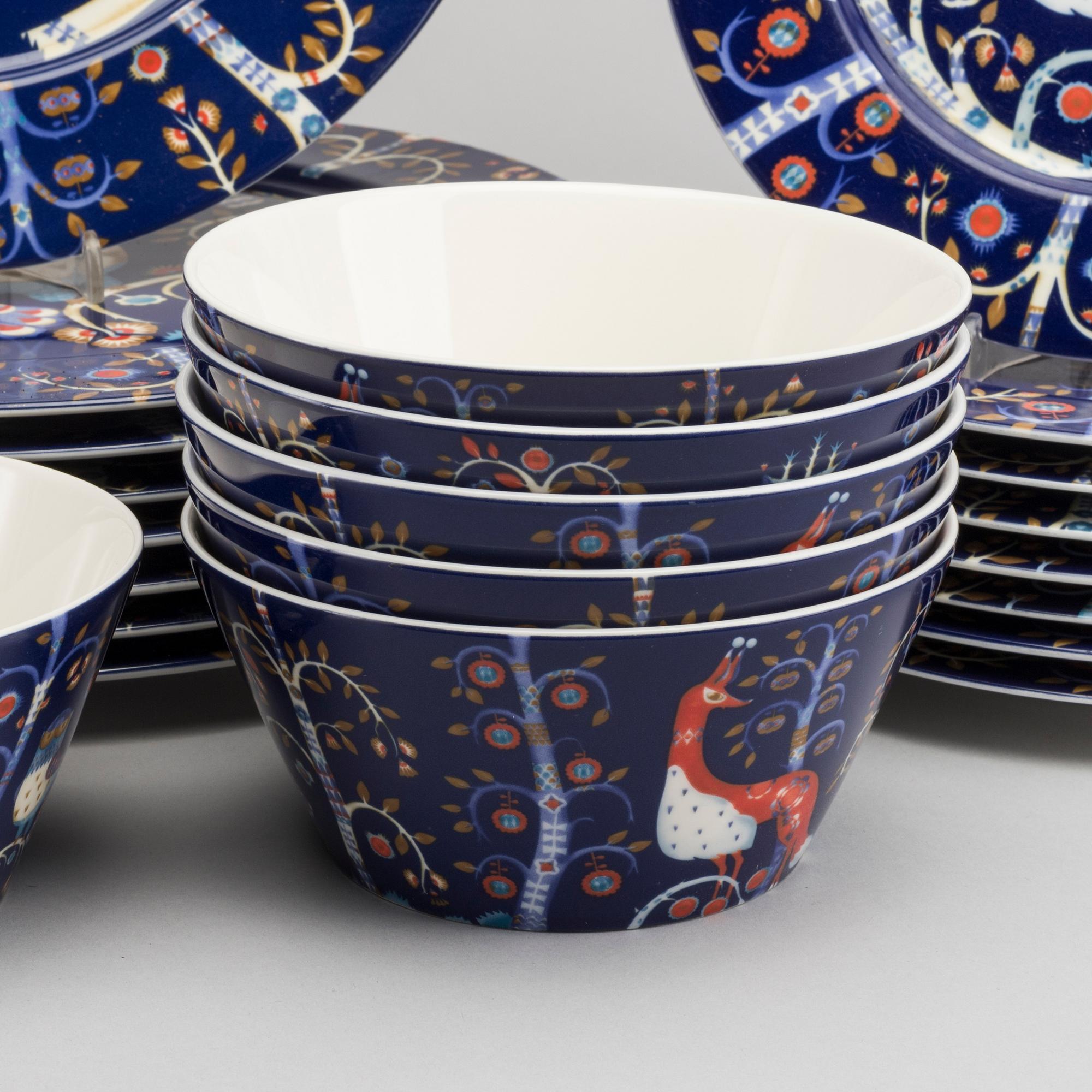 KLAUS HAAPANIEMI, servis, 22 dlr,  "Taika" Iittala Finland 2000-tal porslin.