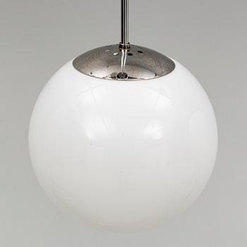 A pair of 'Funkis Globe pendant' ceiling lamps, Konsthantverk.