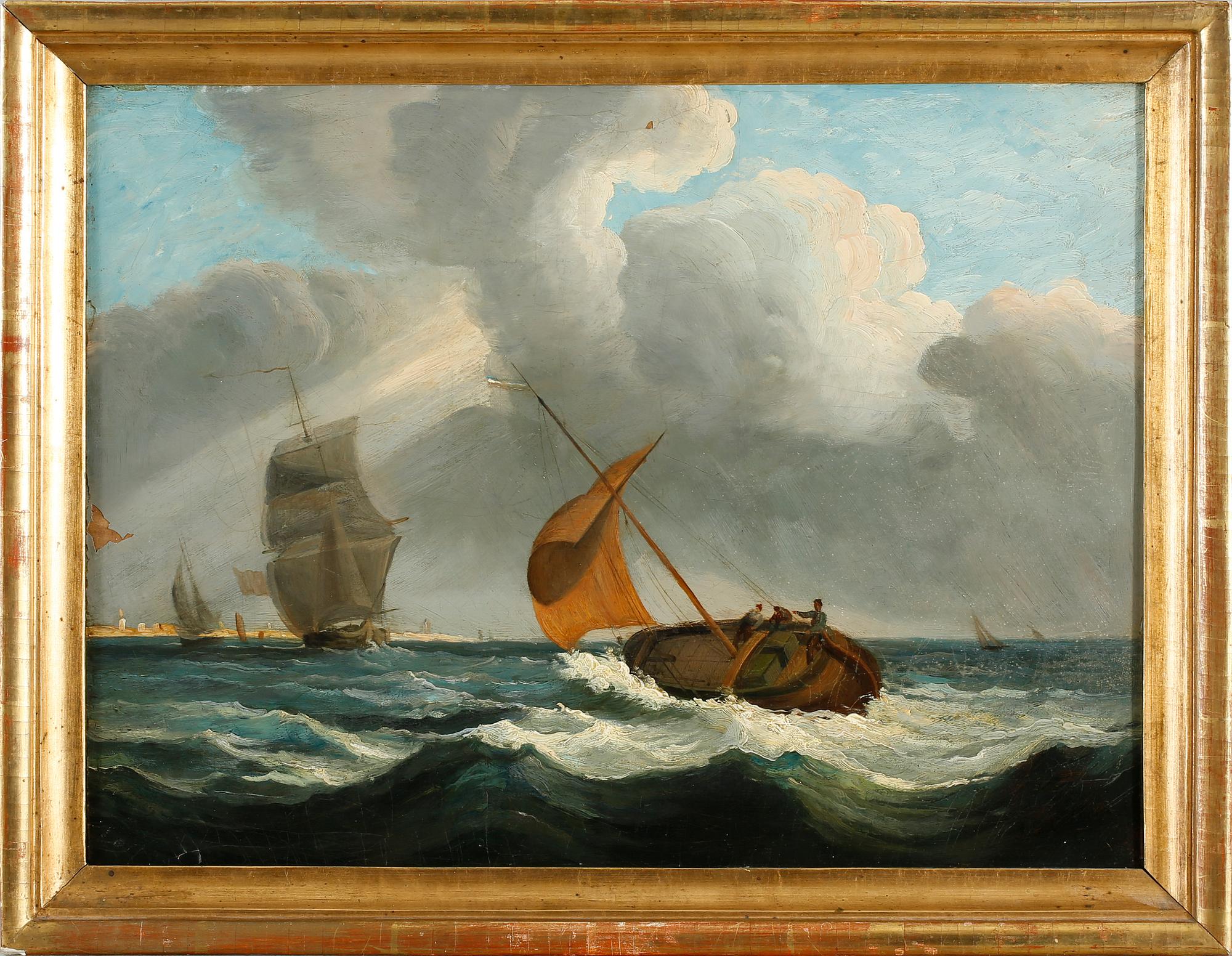 JOHN SELL COTMAN, attributed to, oil on panel, signed.