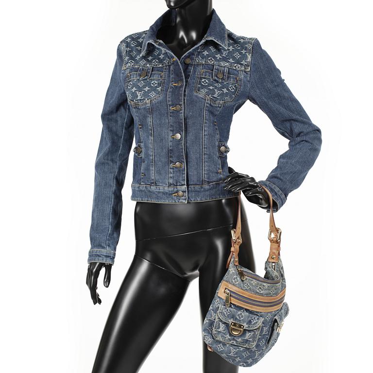 LOUIS VUITTON, a monogram jeans jacket.