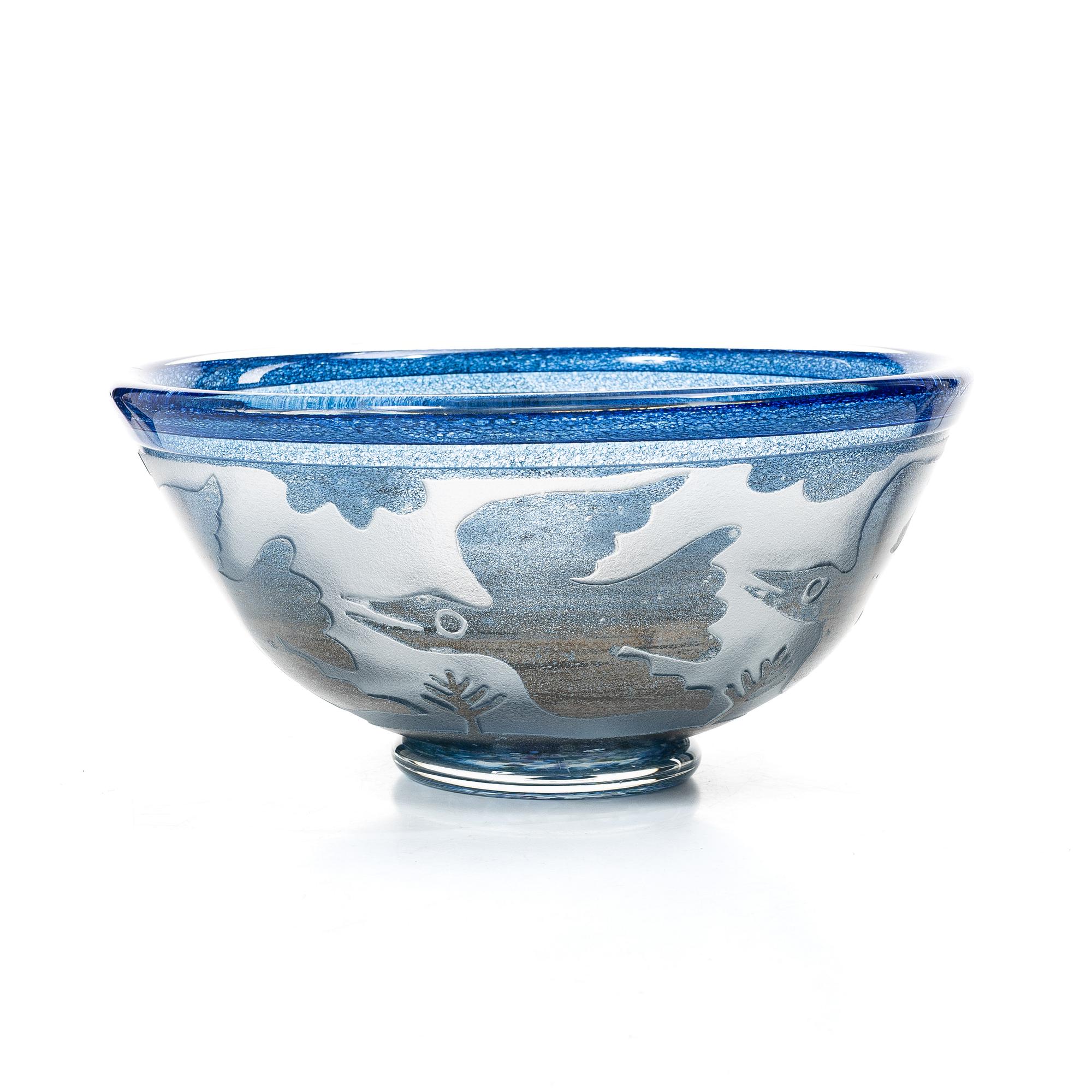 Bertil Vallien, a bowl, Boda Ateljé.