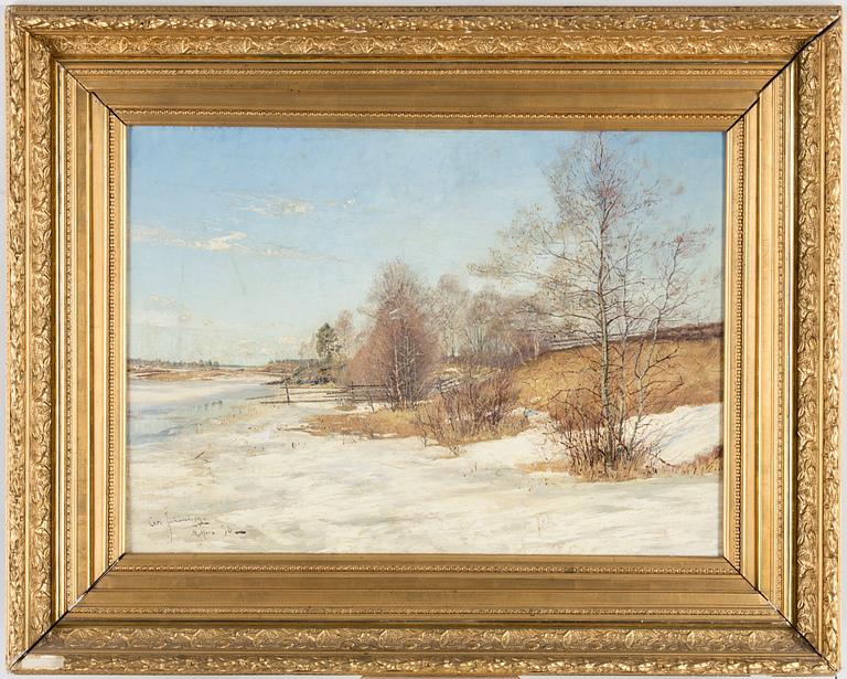 CARL JOHANSSON, oil on canvas, signed and dated Matsfors -90.