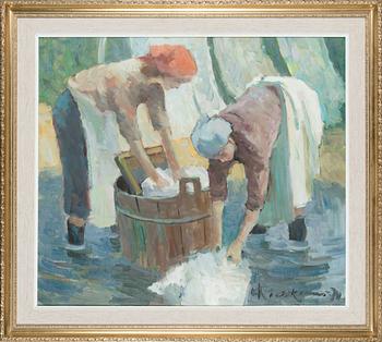 Orvo Raatikainen, Laundry day.