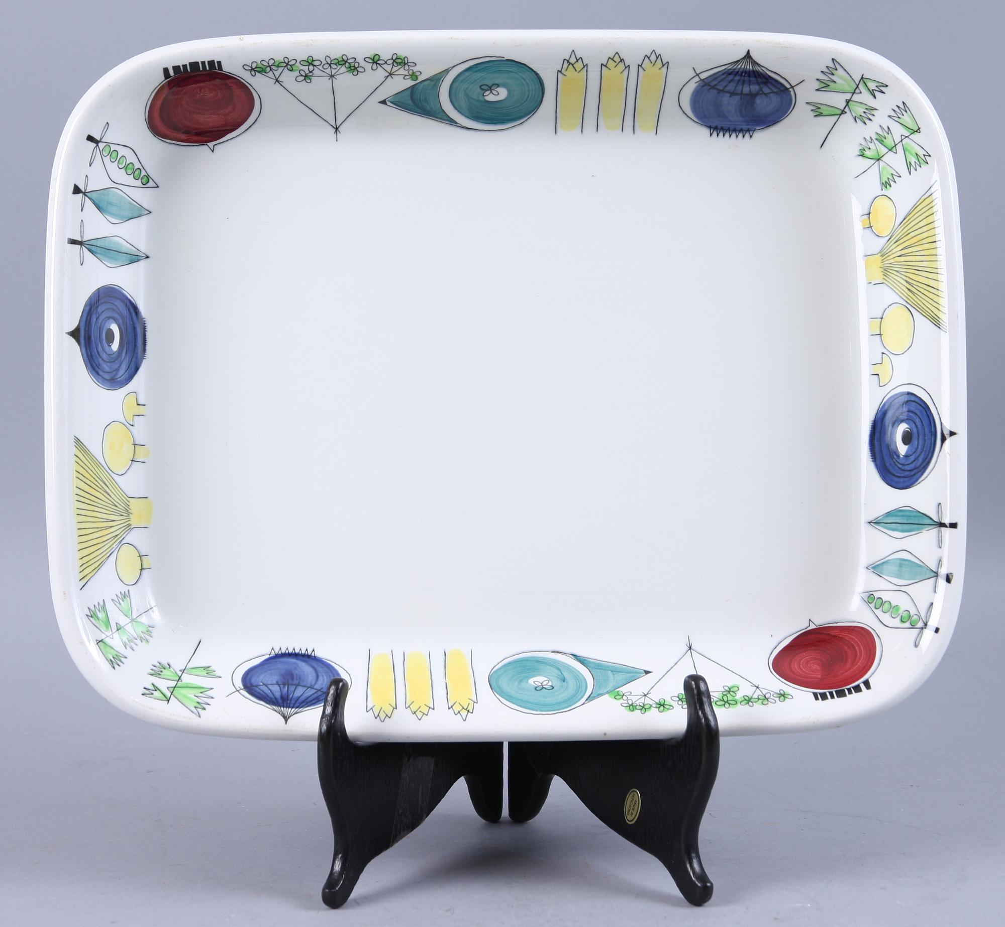FAT, porslin, "Picknick" Marianne Westman, Rörstrand.