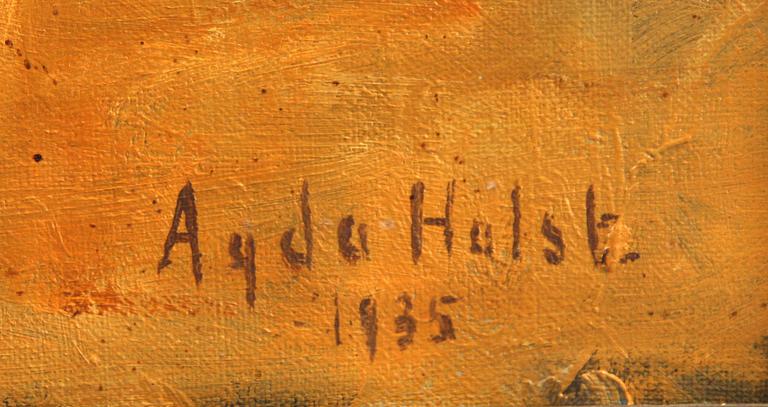 AGDA HOLST, olja på duk, sign o dat- 1935.