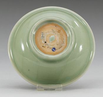 A celadon dish, Ming dynasty (1368-1644).