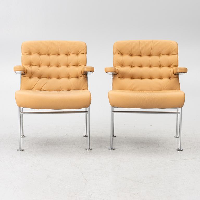 Bruno Mathsson, Armchairs, a pair, “Birgitta”, Dux.