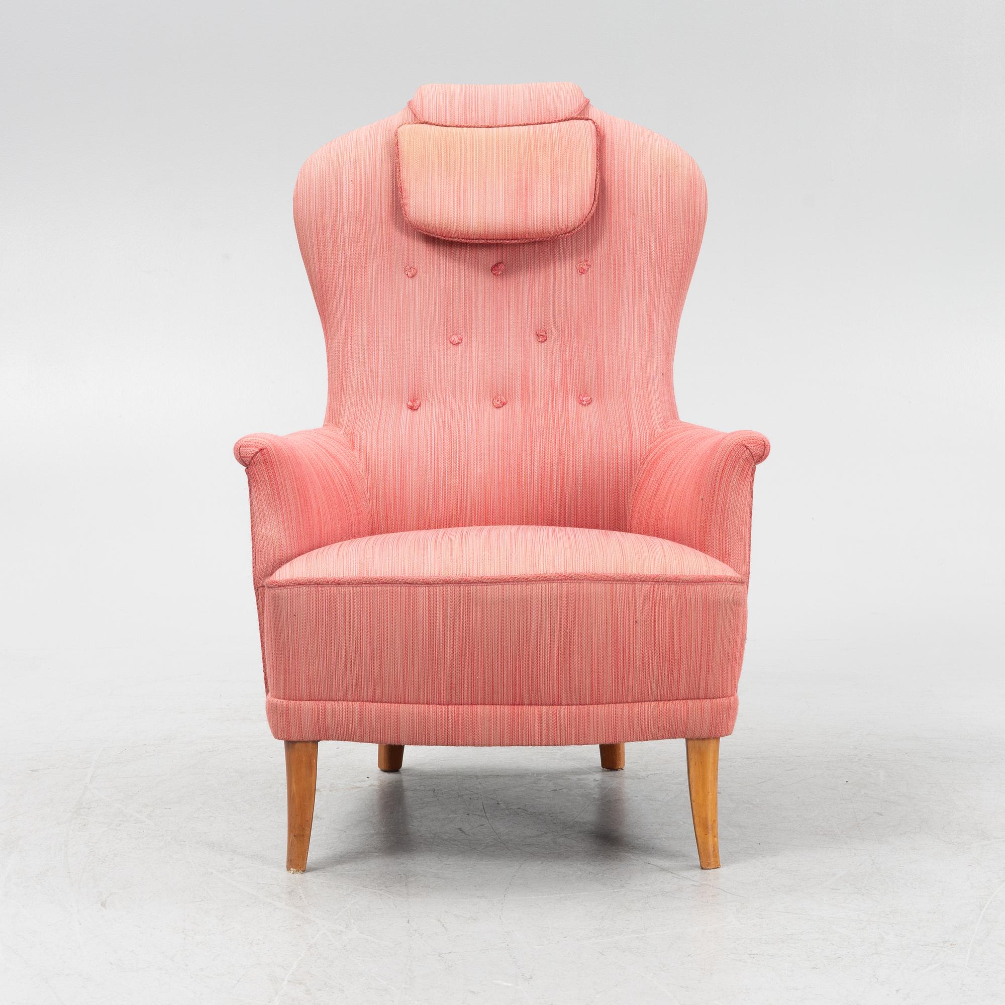 Carl Malmsten, a 'Farmor' armchair, second half of the 20th century.