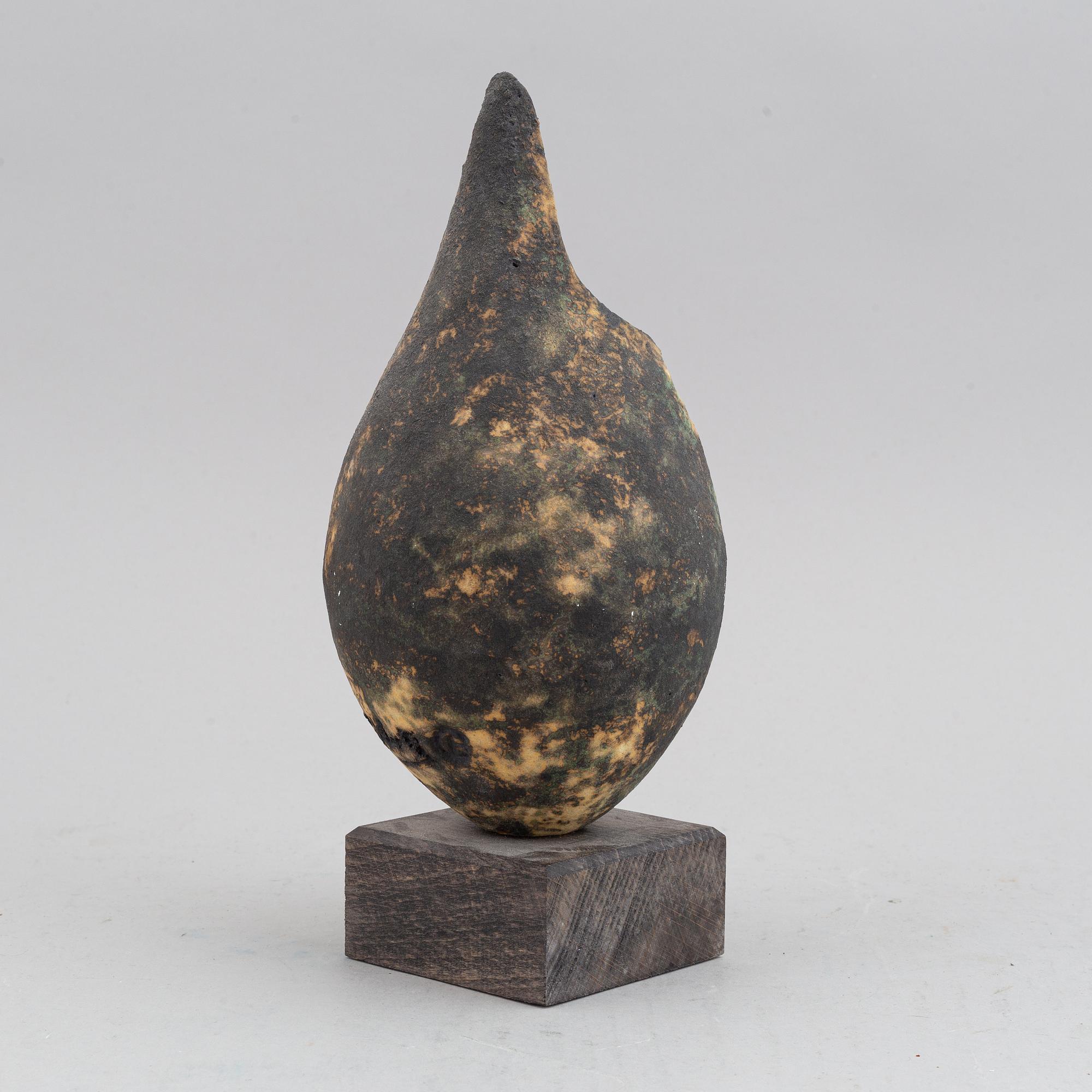 A stoneware sculpture by Alf Ekberg, signed.