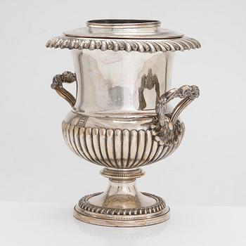 A Viennese silver plated champagne / wine cooler, from Mayerhofer, Austria.