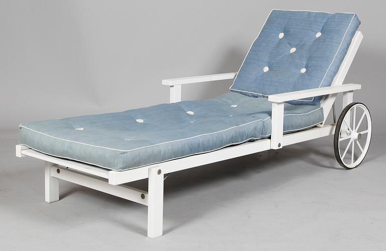 SOLSTOL MED SOLPARASOLL, Elsa Stackelberg, Fri Form, sent 1900-tal.