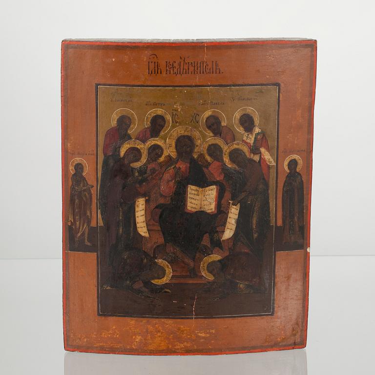 IKON, Ryssland 1800-tal, tempera på pannå.