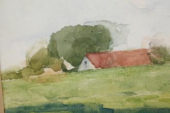 JOHN-E FRANZÉN, a watercolor, signed JEF and dated 1995.